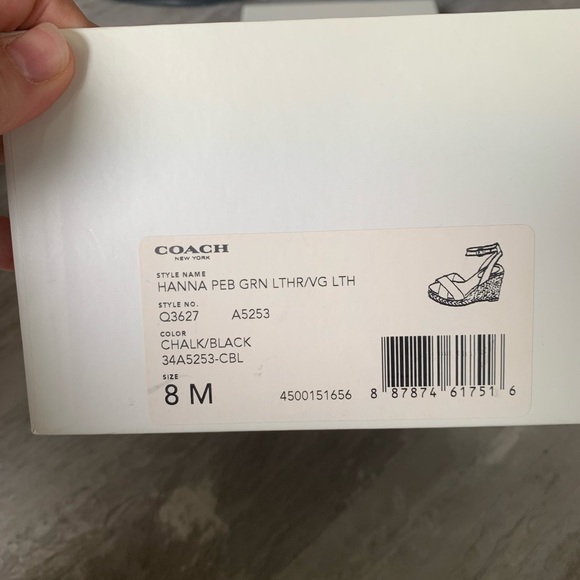 Brand new coach wedges/espadrilles - Picture 2 of 3